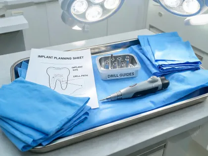 Guided surgery tray